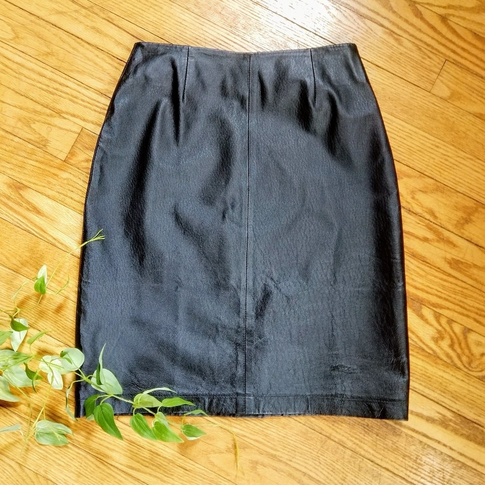 Vintage Leather Skirt